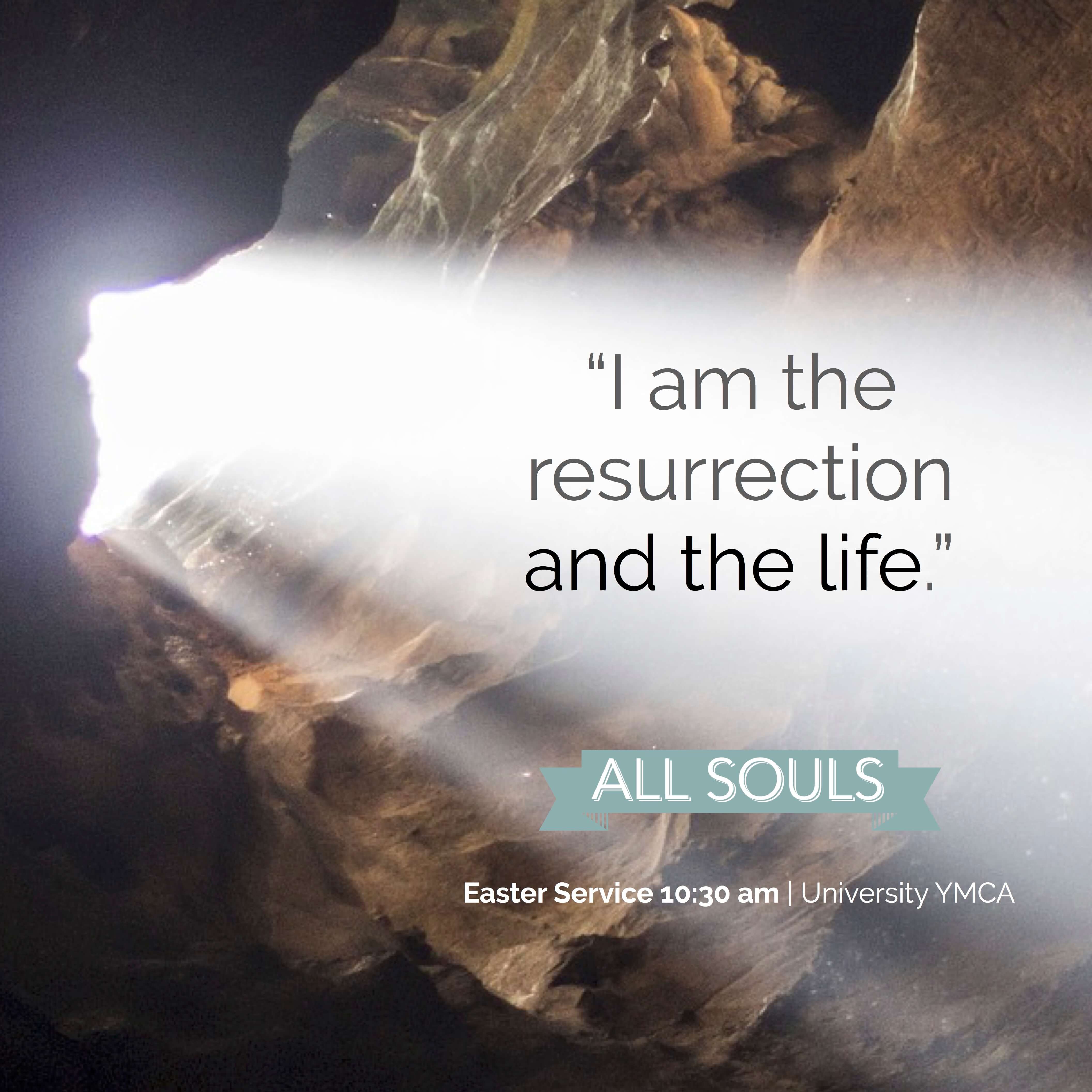 Easter 2017 Album Cover, a cave with light shining through